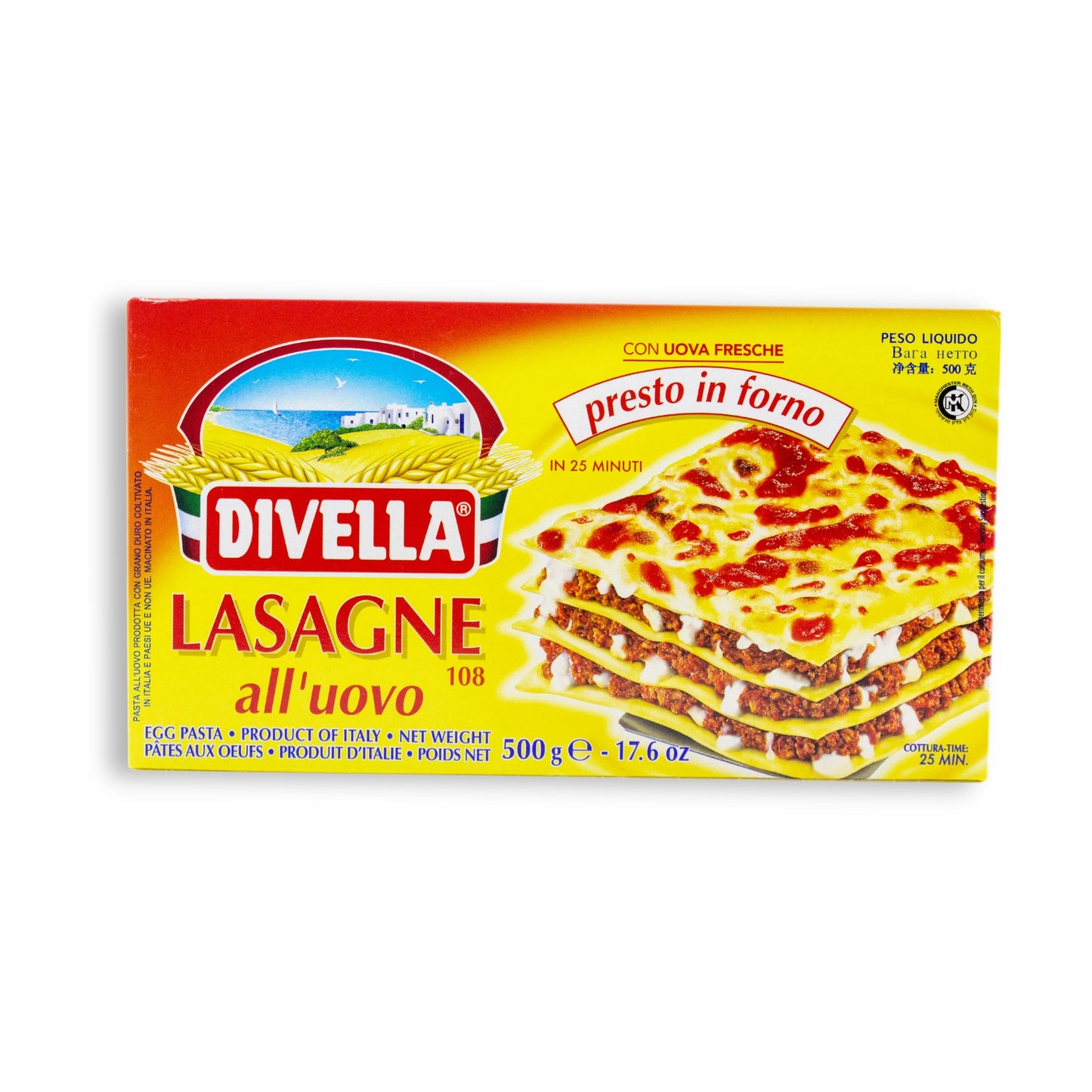 Divella Pasta Lasagne 500g