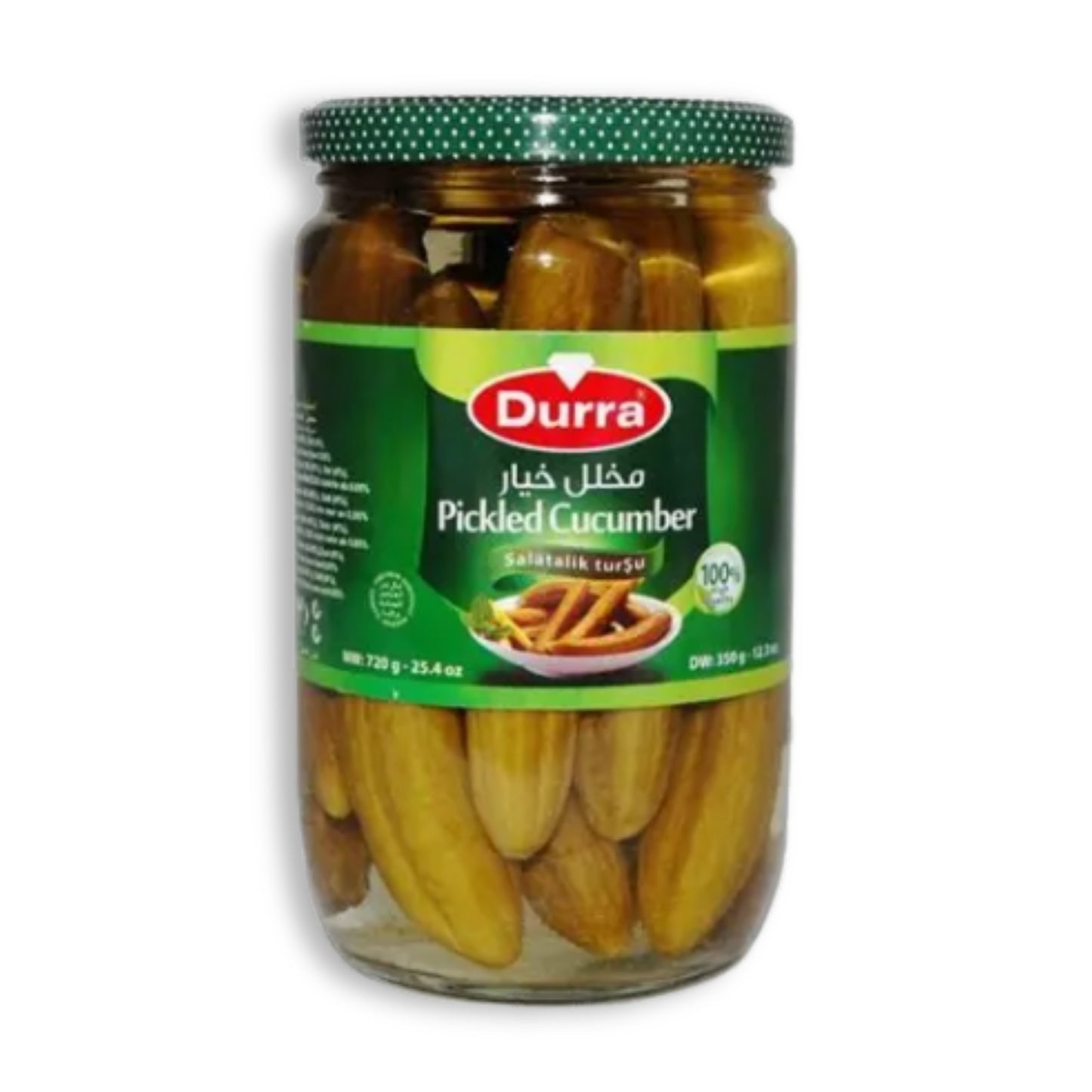 Durra Cucumber Pickle Spicy 720g