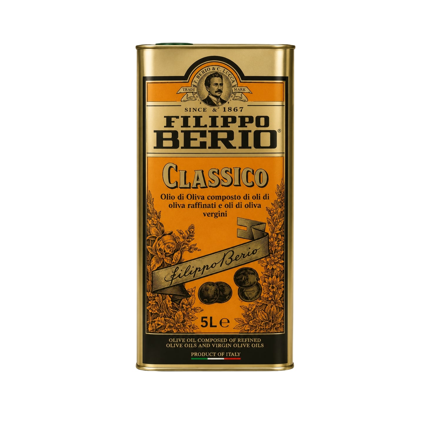 Filippo Berio Olive Oil Tin 5ltr