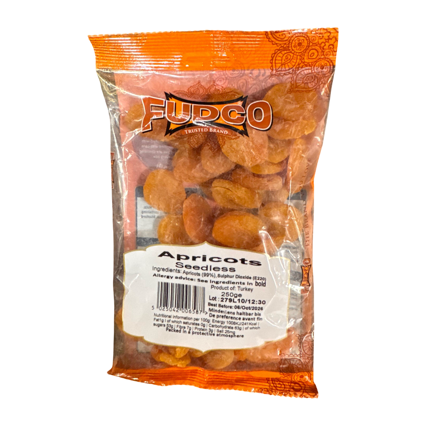 Fudco Apricots Seedless 250g