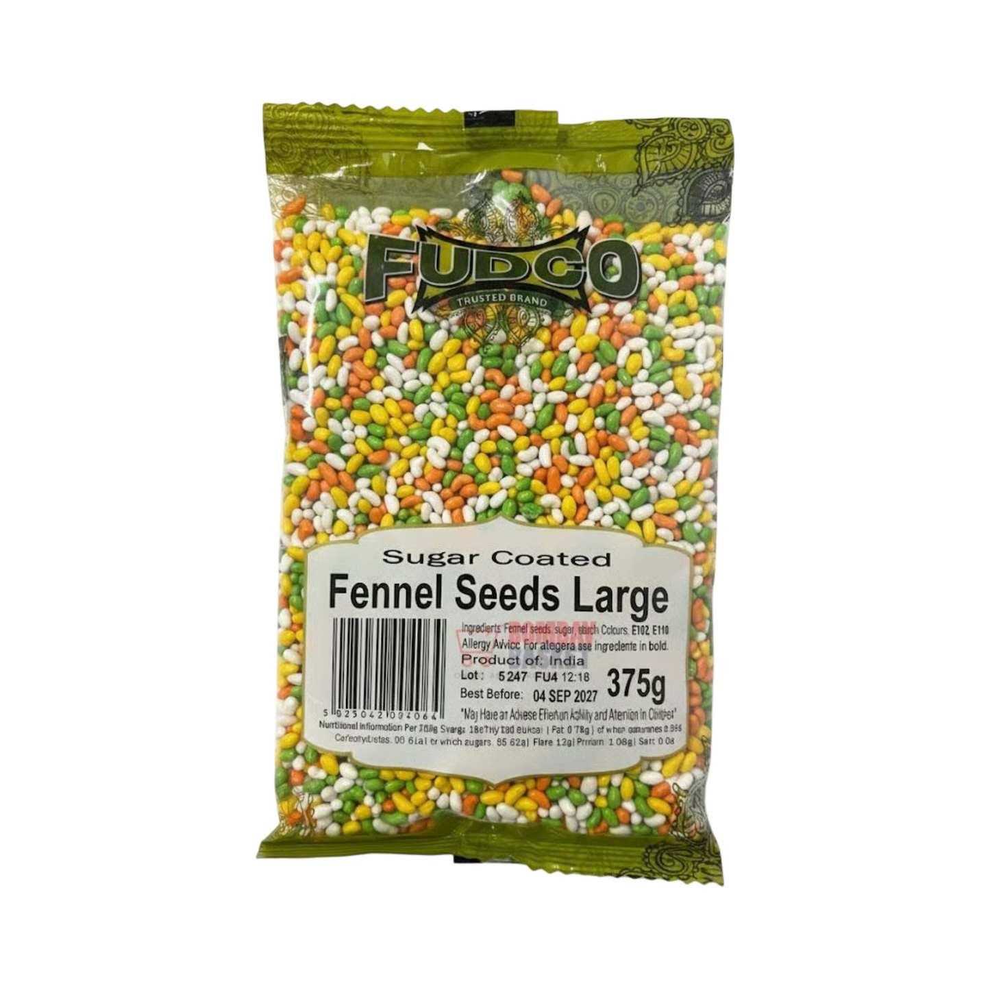 Fudco Fennel Sugar Coated Large 375g