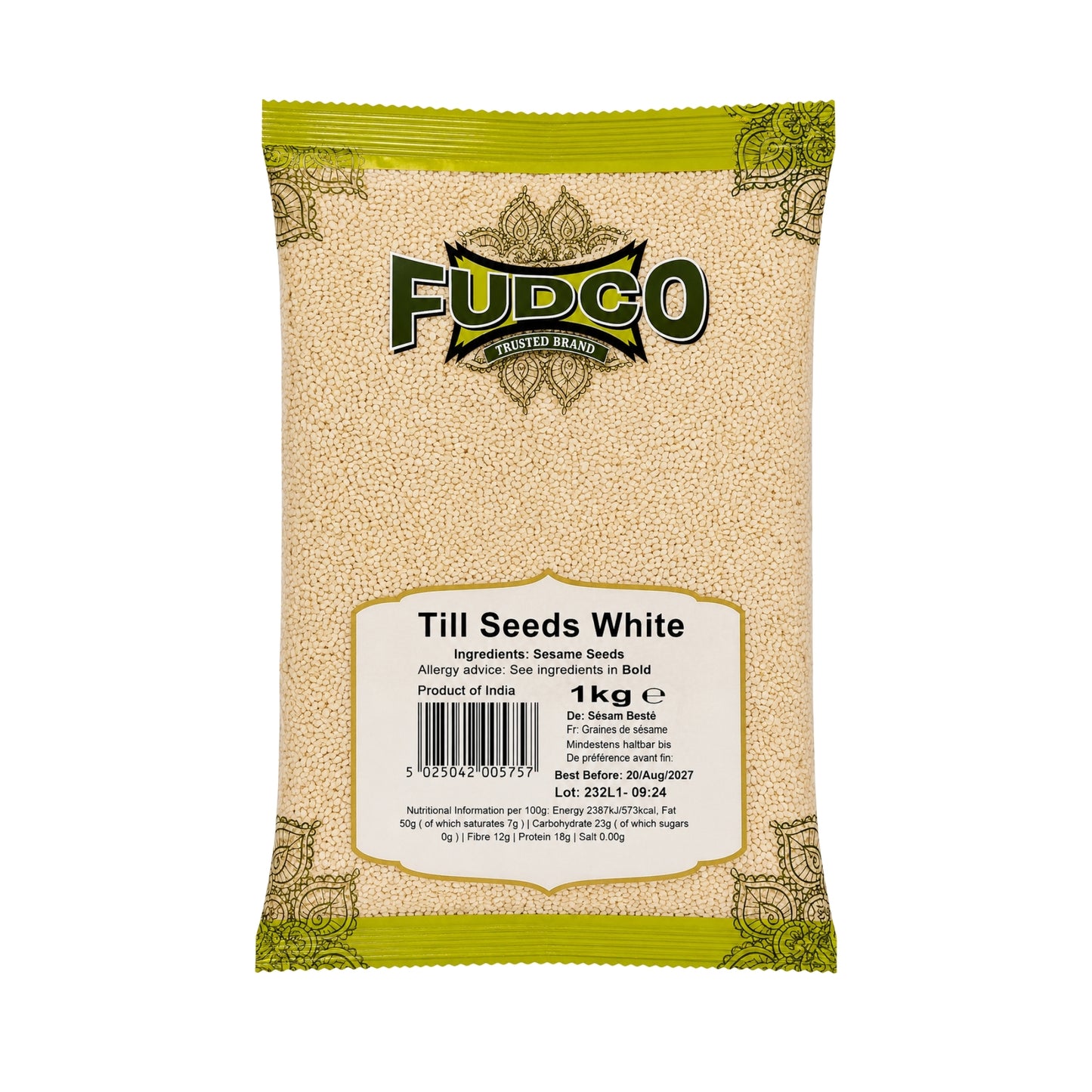 Fudco Till Seeds White 1kg