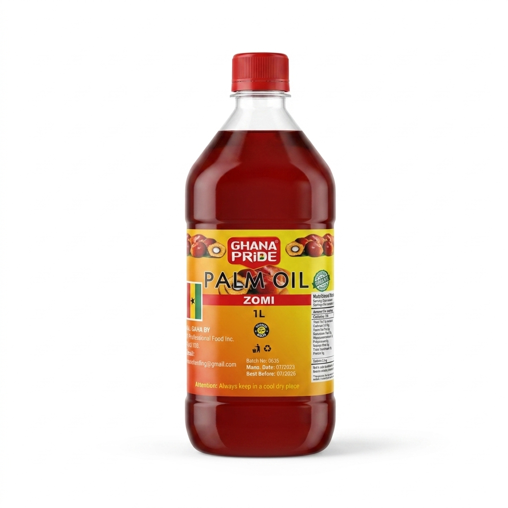 Ghana Pride Zomi Palm Oil 1L
