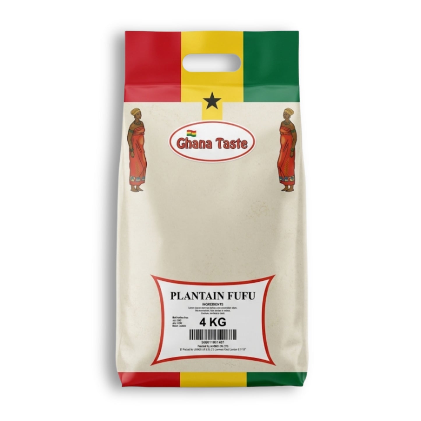 Ghana Taste Plantain Fufu 4KG