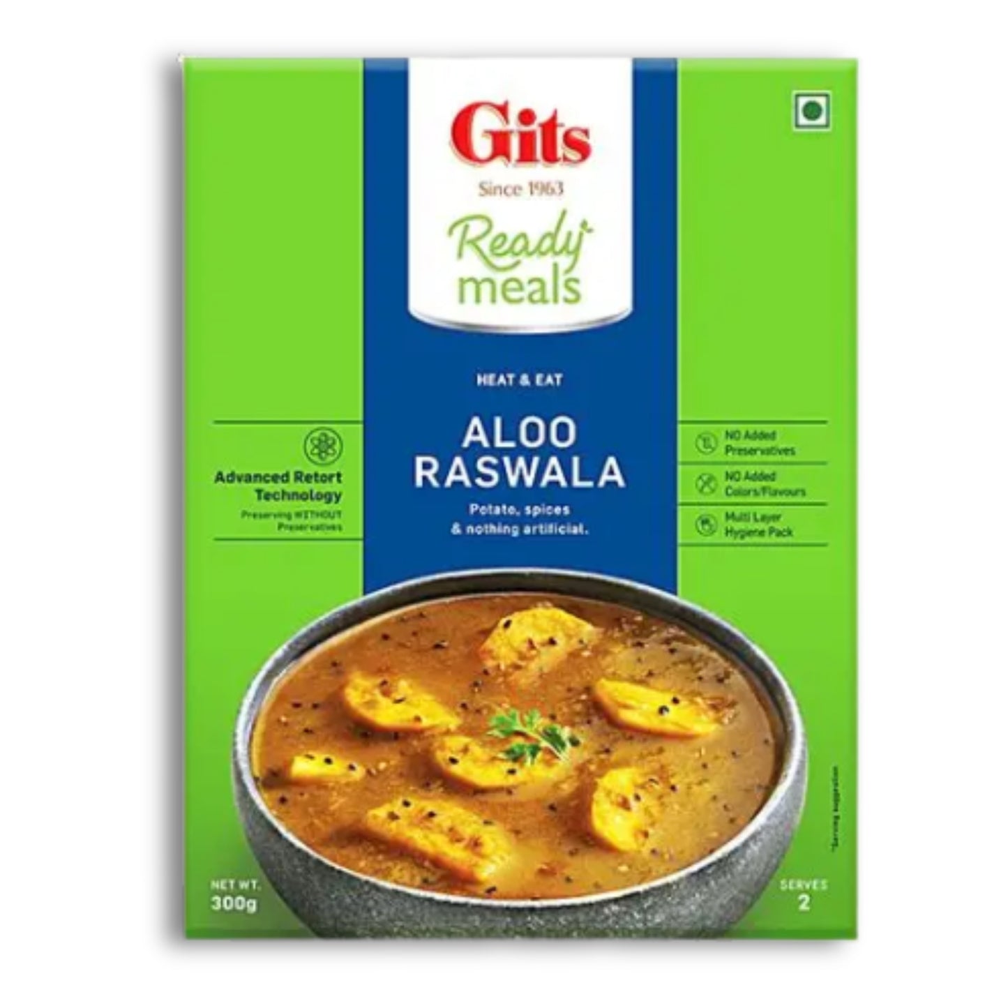 Gits Alu Raswala Heat & Eat 300g