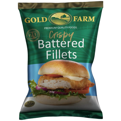 Gold Farm Crispy Battered Chicken Fillets 2.4kg