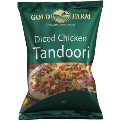 Gold Farm Diced Tandoori Chicken 1kg