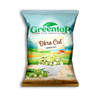Greentop Okra Cut 300g