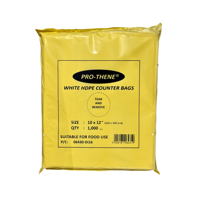 Hd White Counter Bags Medium 100 1x10