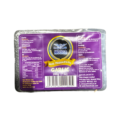 Heera Garlic Mini Papad 200g