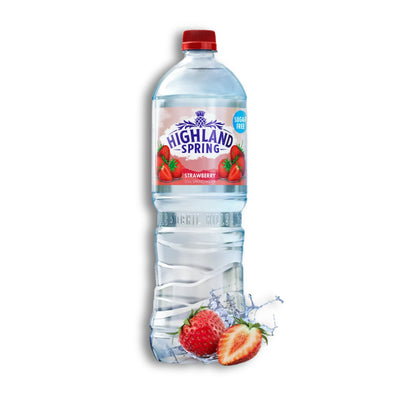 Highland Spring Strawberry Bottle 12×500ml