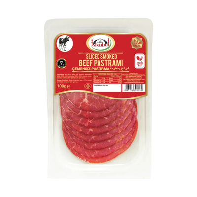 Istanbul Slice Sm Beef Pastrami 100g