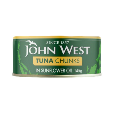 John West Tuna Chunks in Sunflower Oil 145g