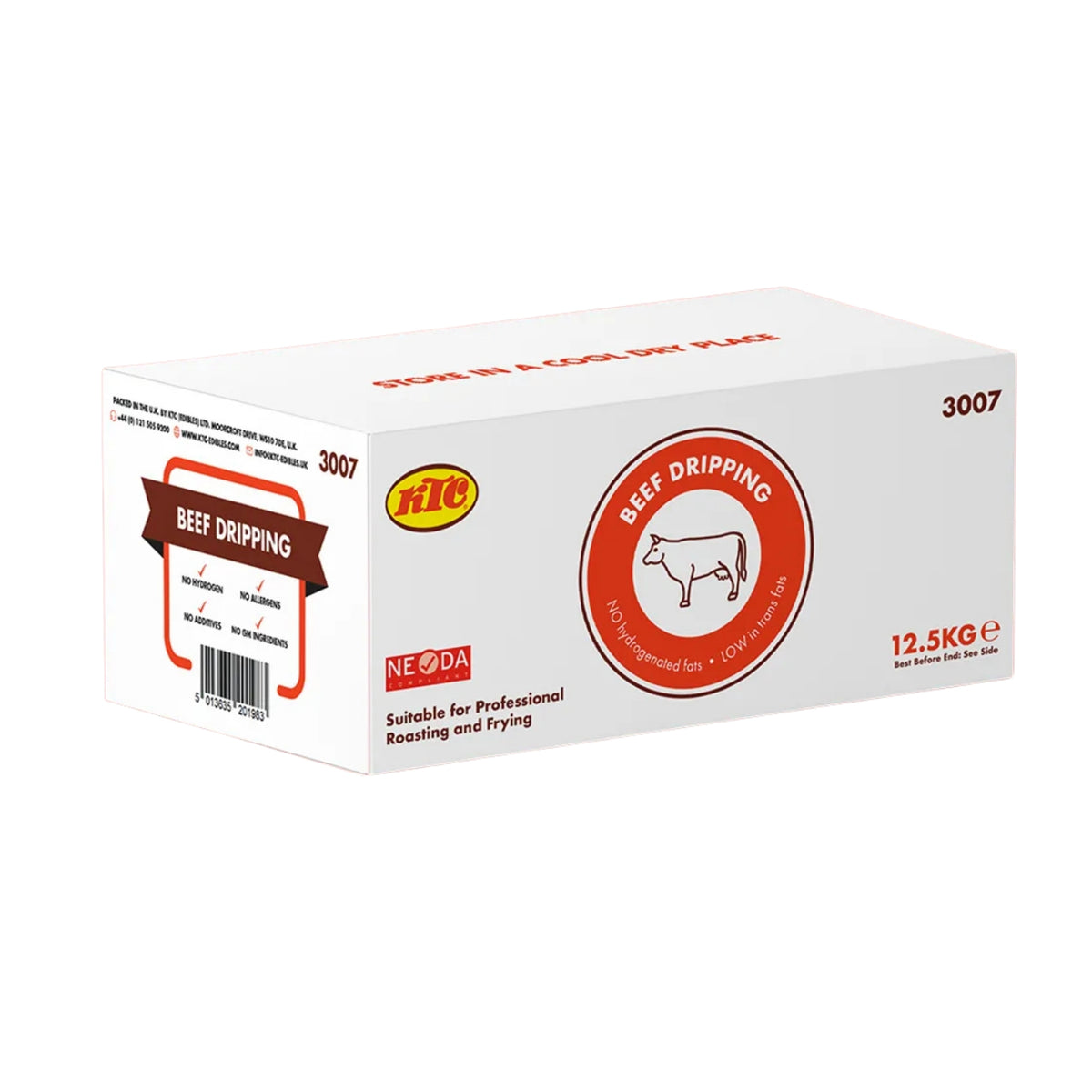 KTC Halal Beef Dripping 12.5kg