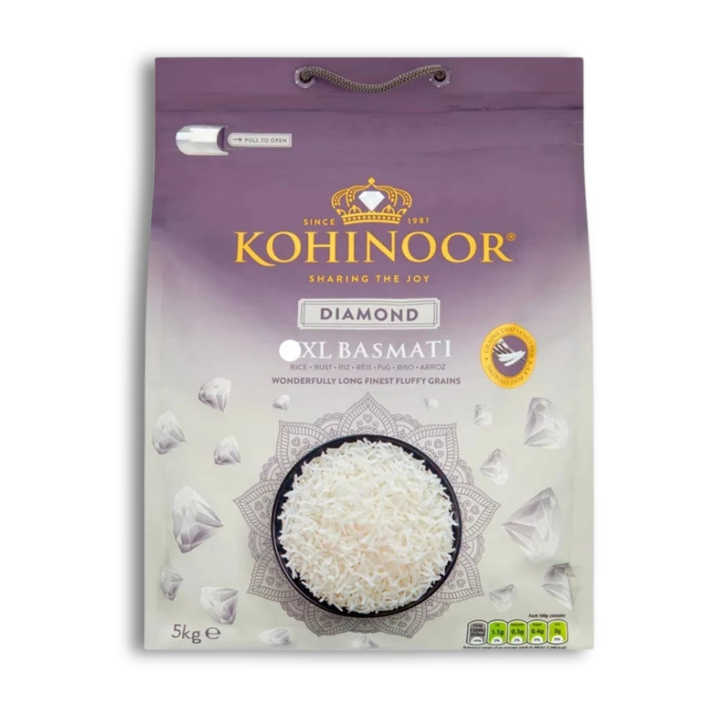 Kohinoor XL Basmati Rice 5kg