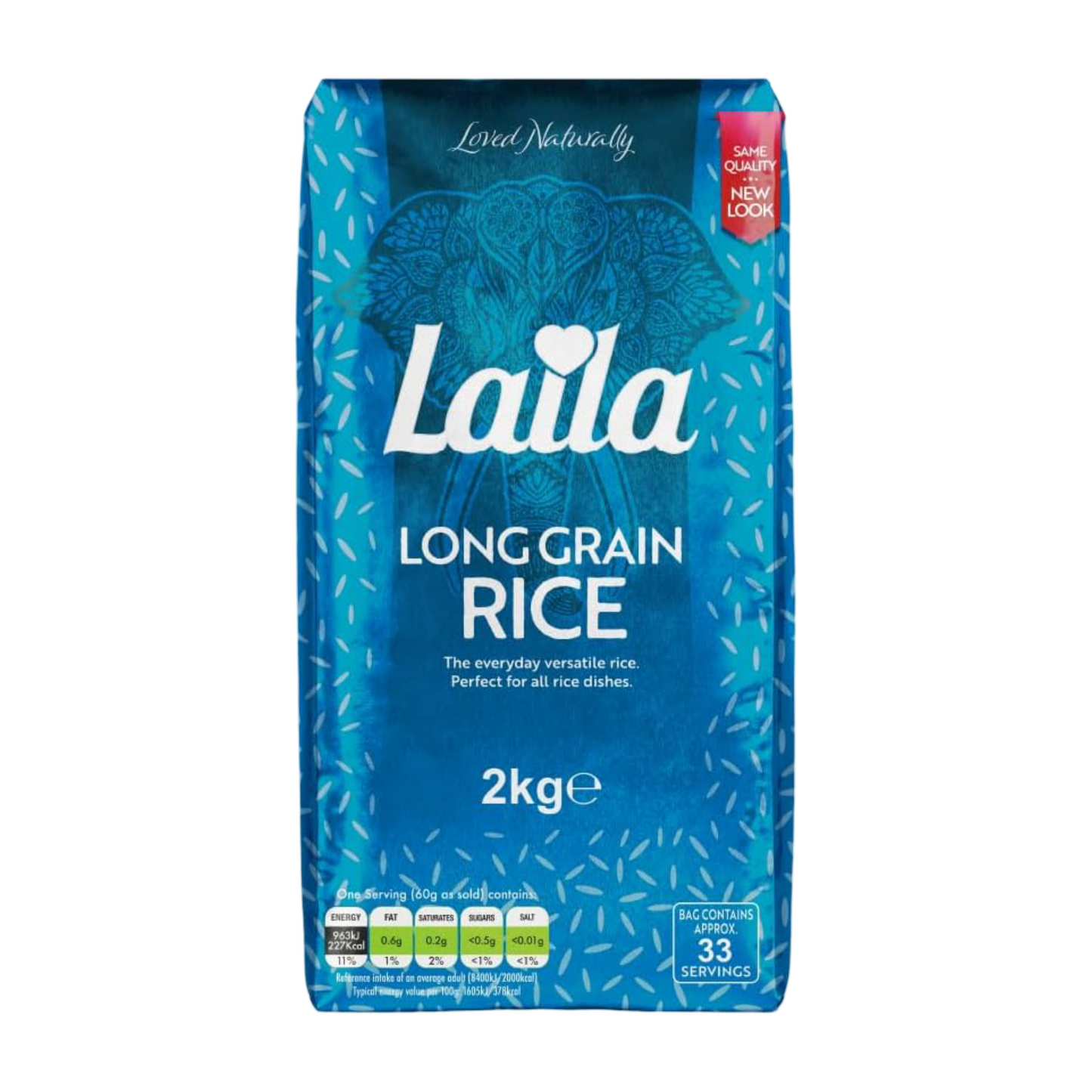 Laila Basmati Brick Pack 2kg