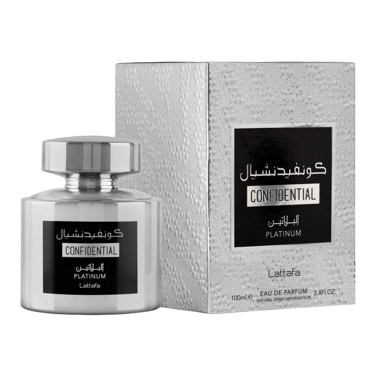 Lattafa Confidential Platinum Incense 100g