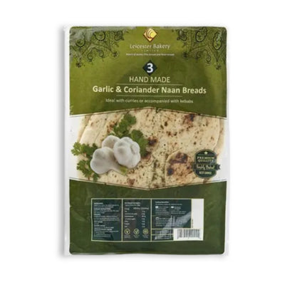Leicester Garlic Coriander Naan 3 Packs