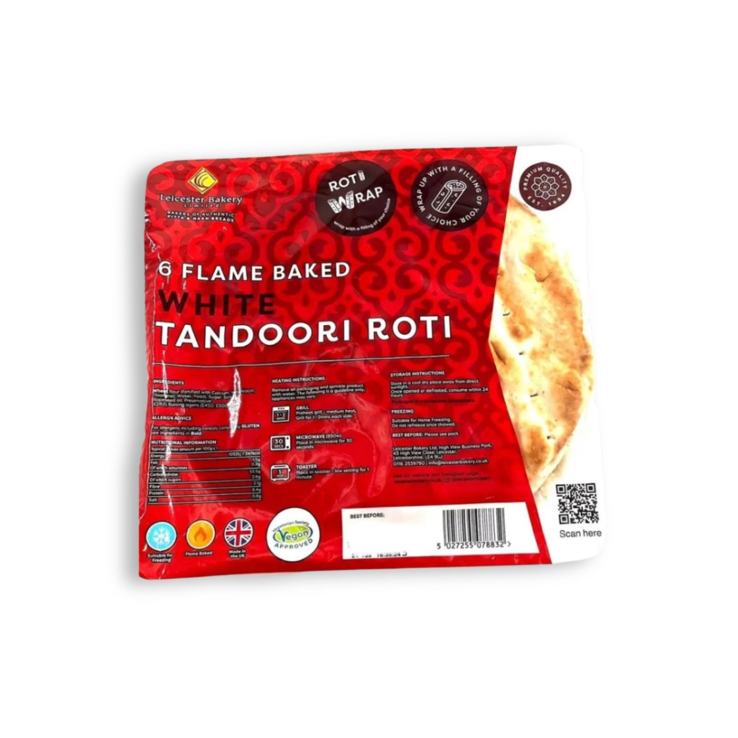 Leicester Tandoori Roti 6s
