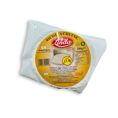 Linda Ricotta Cheese 200g