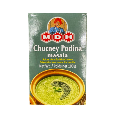 MDH Chut Podina Masala Boxed Spices 100g