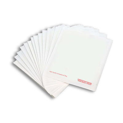 Majestic Greaseproof White Bags Thank You 7x7