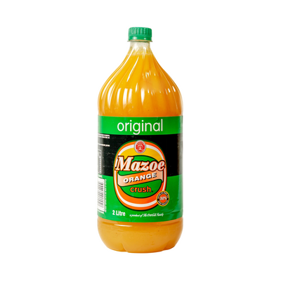 Mazoe Orange Crush Original Bottle 2L