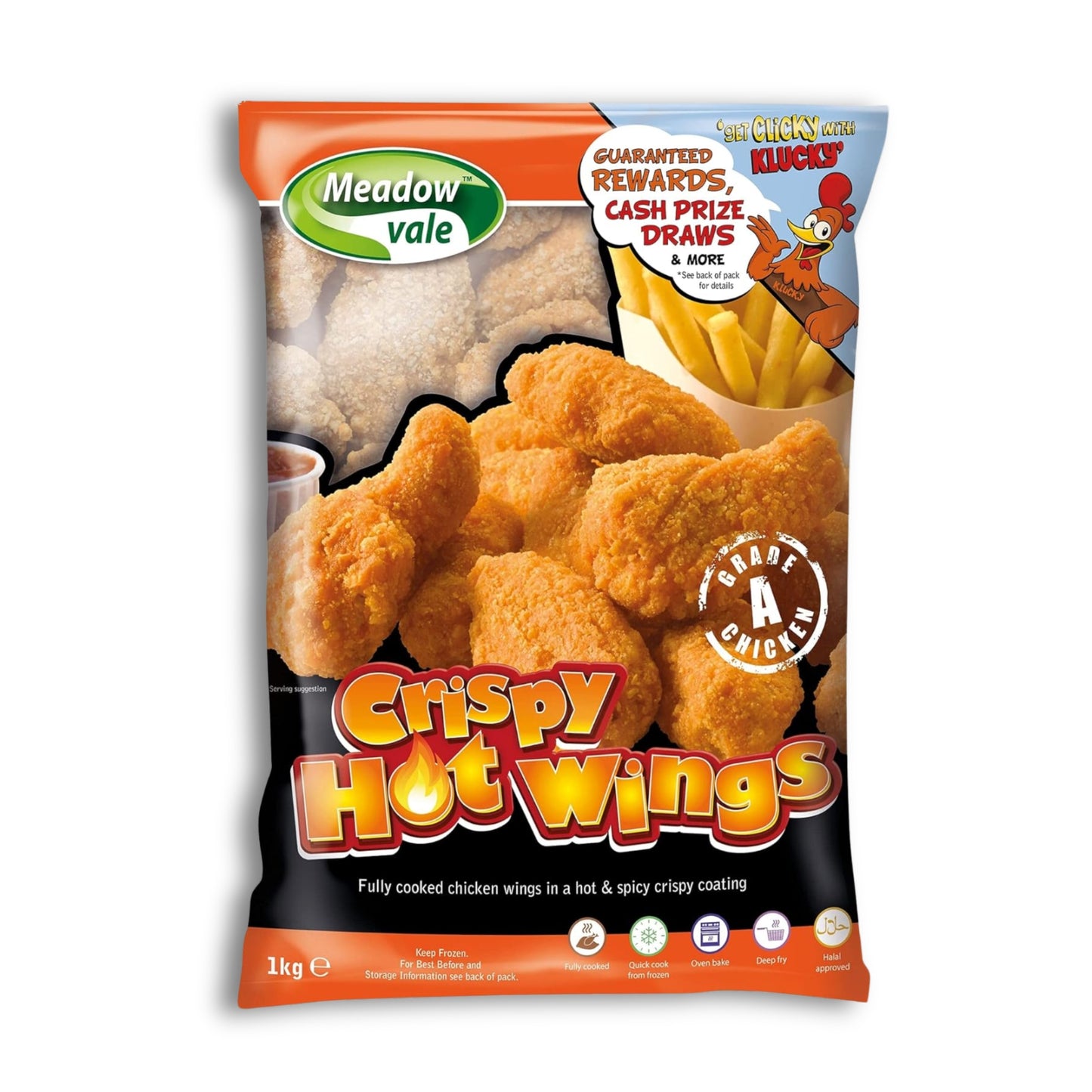 Meadow Vale Crispy Hot Wings 1kg