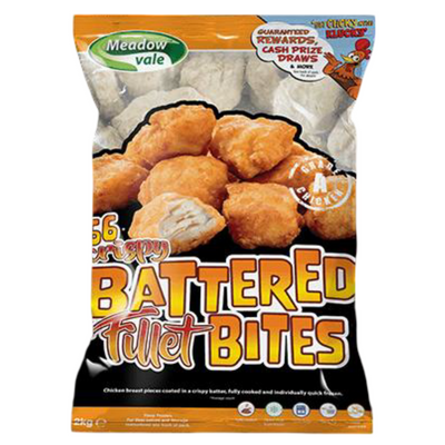 Meadowvale 66 Crispy Battered Fillet Bites 2kg
