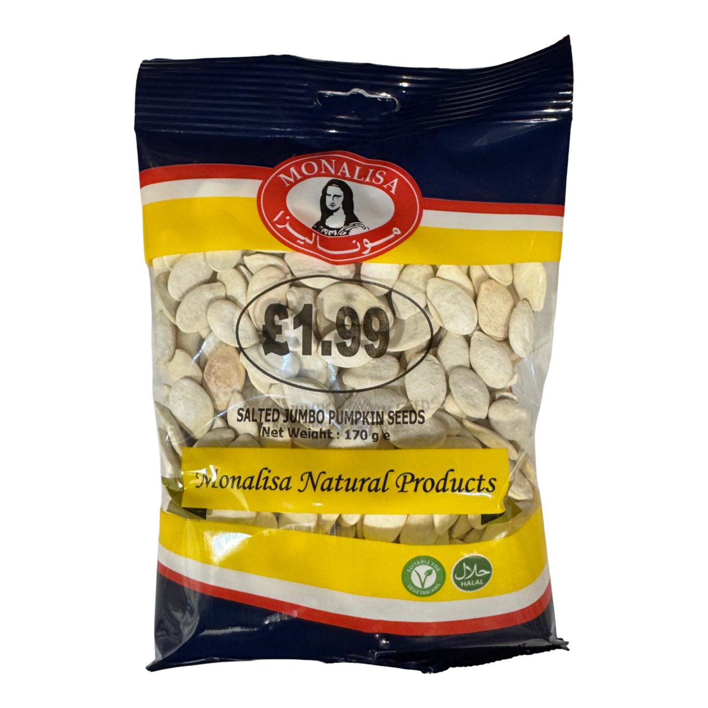 Monalisa Salted Jumbo Pumpkin Seeds 170g