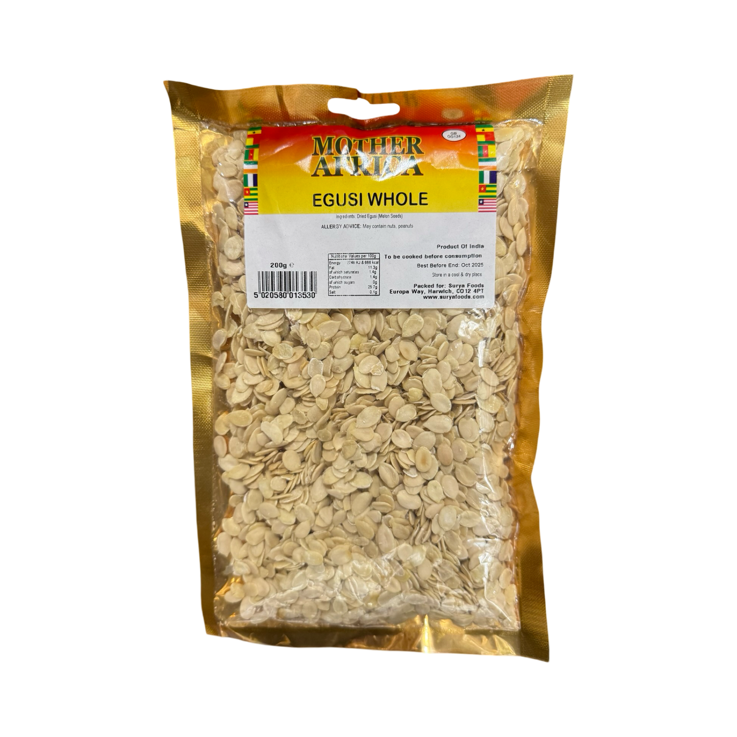 Mother Africa Egusi Whole 200g