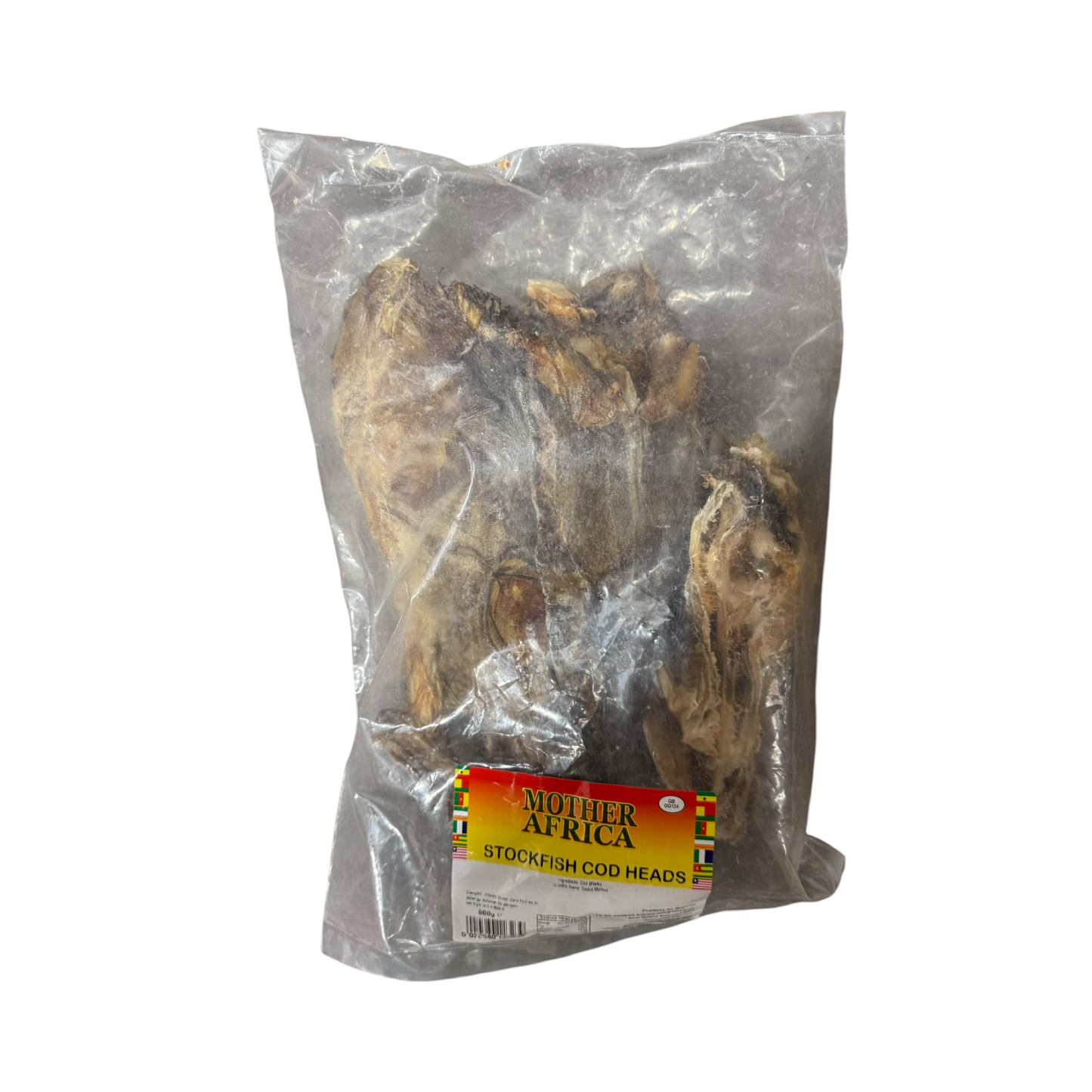 Mother Africa Stockfish COD Heads Dried Fish 500g