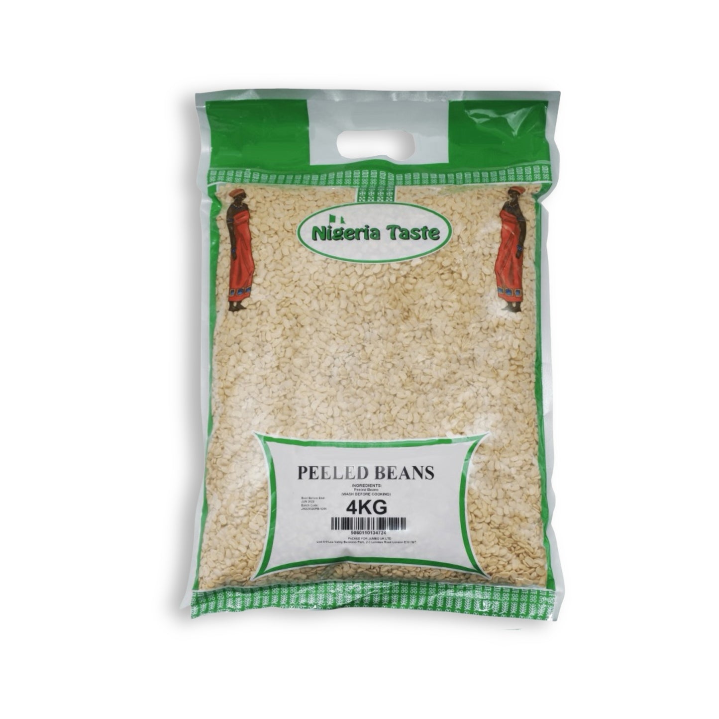 Nigerian Taste Peeled Beans 4kg