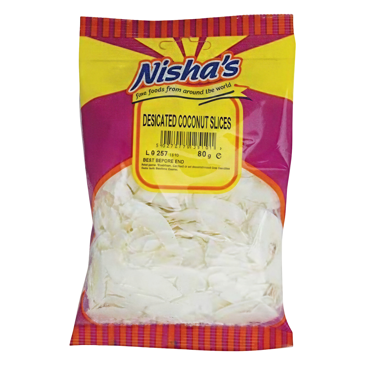 Nisha Coconut Slices 350g