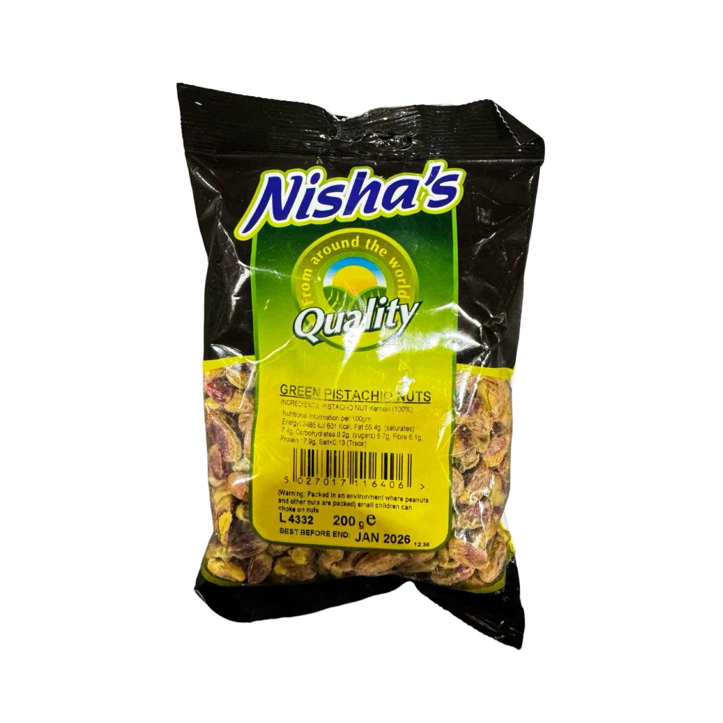 Nisha Green Pista 200g