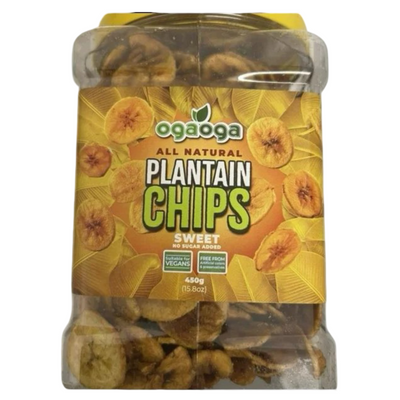 Oga-Oga Plantain Crisps Sweet Chilli (Orange) 450G