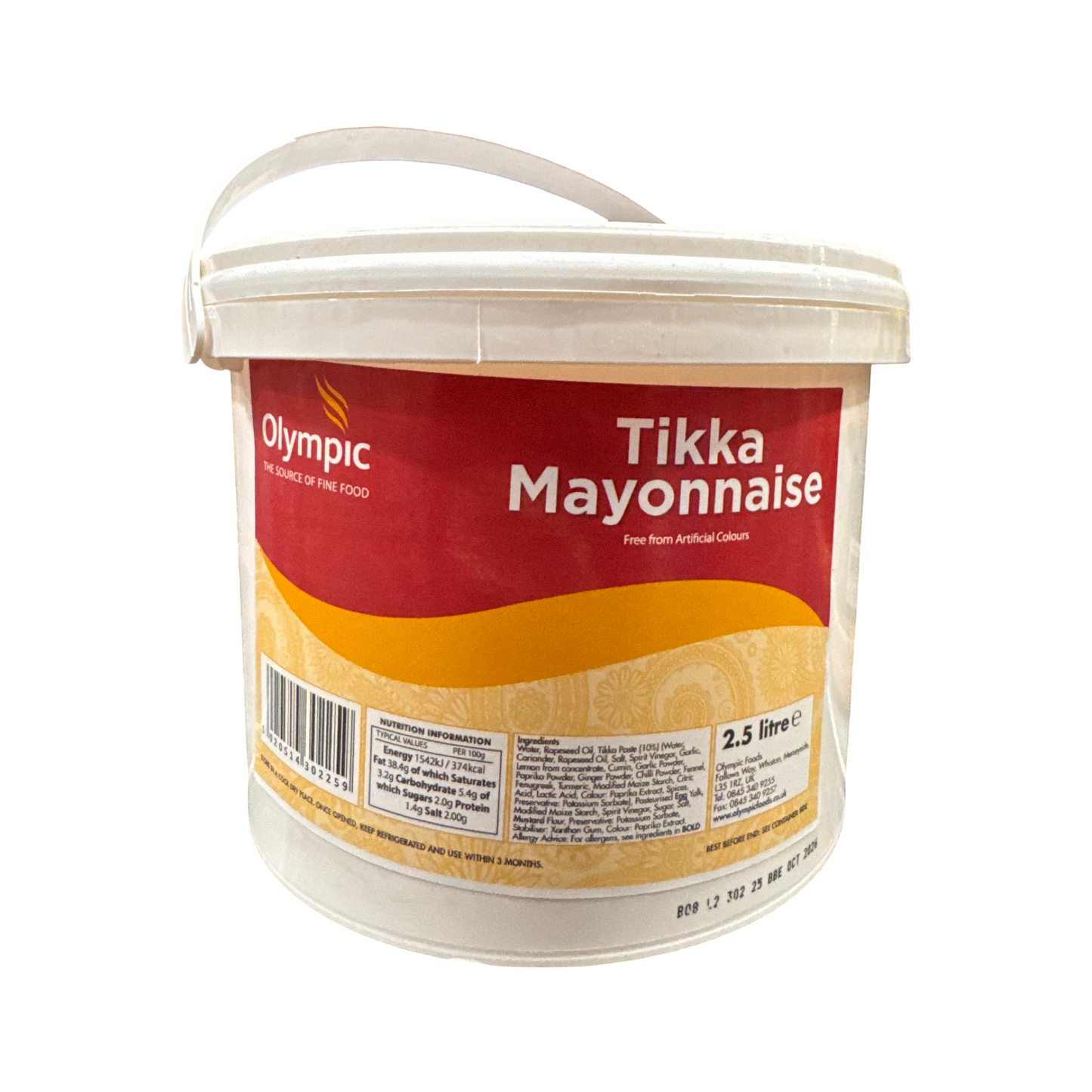 Olympic Tikka Mayonnaise 2.5ltr