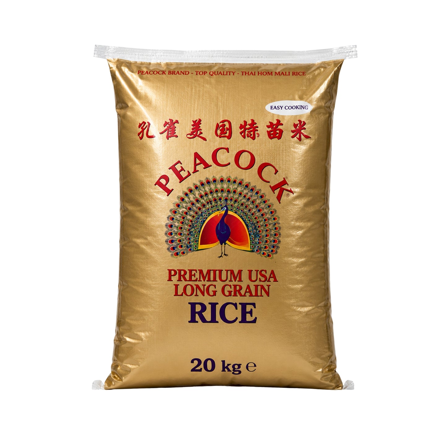 Peacock Premium Long Grain Rice 20kg