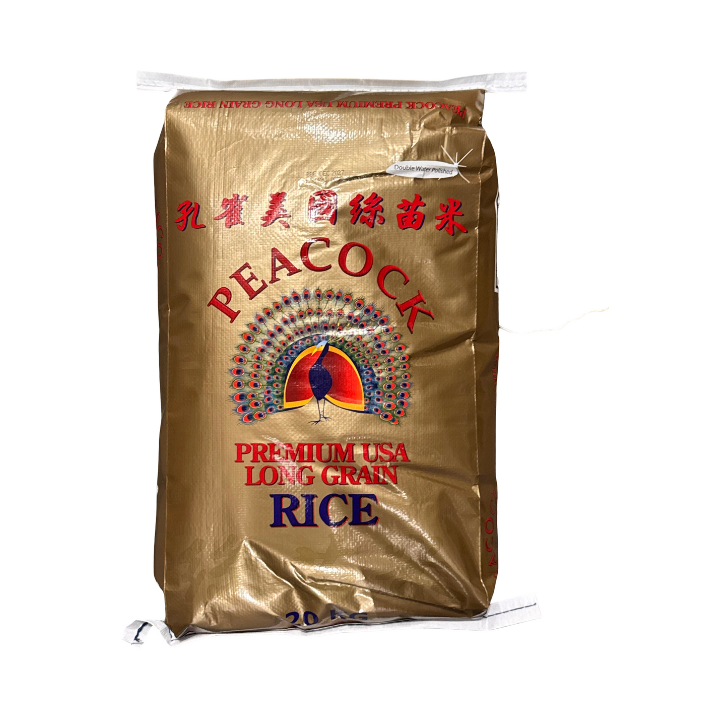 Peacock Premium Long Grain Rice 20kg