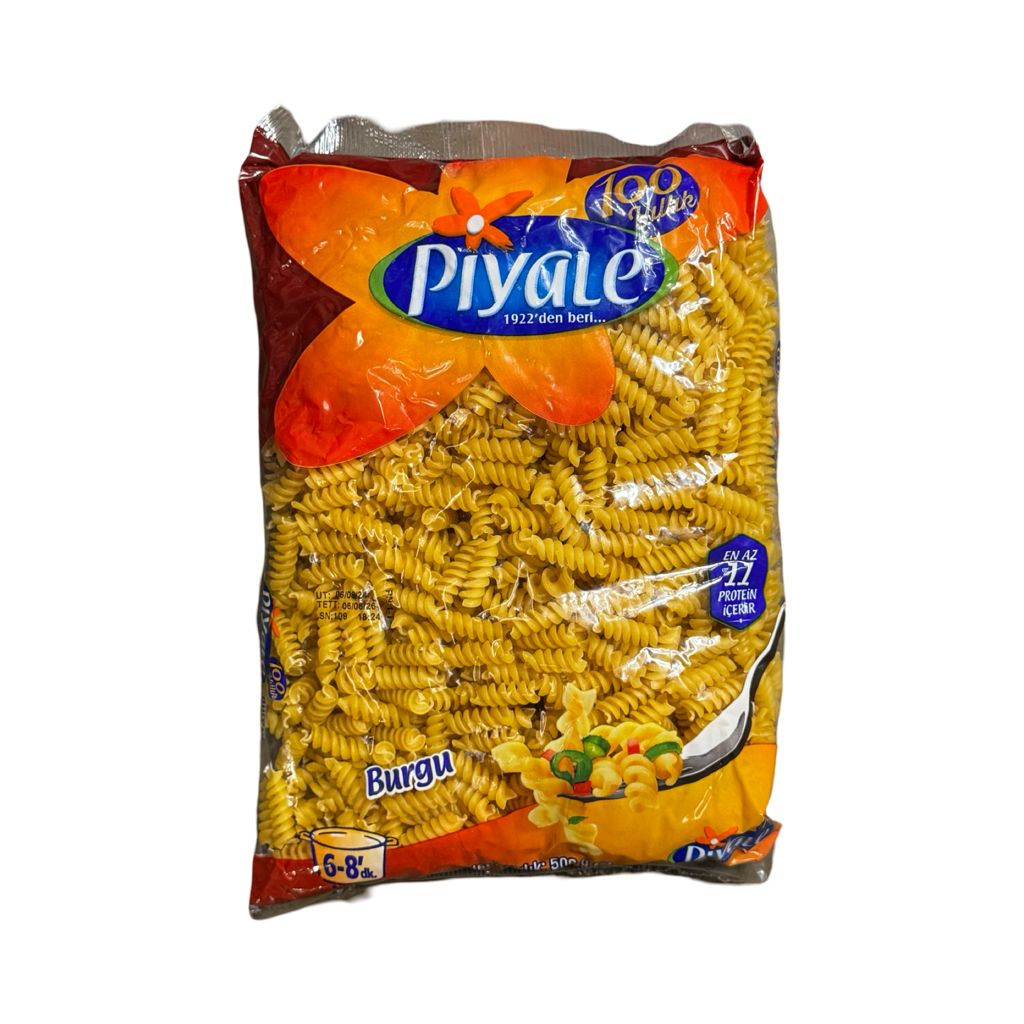 Piyale Burgu Fusilli Pasta 500g