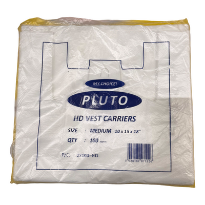 Pluto Medium White Bags 20x100s