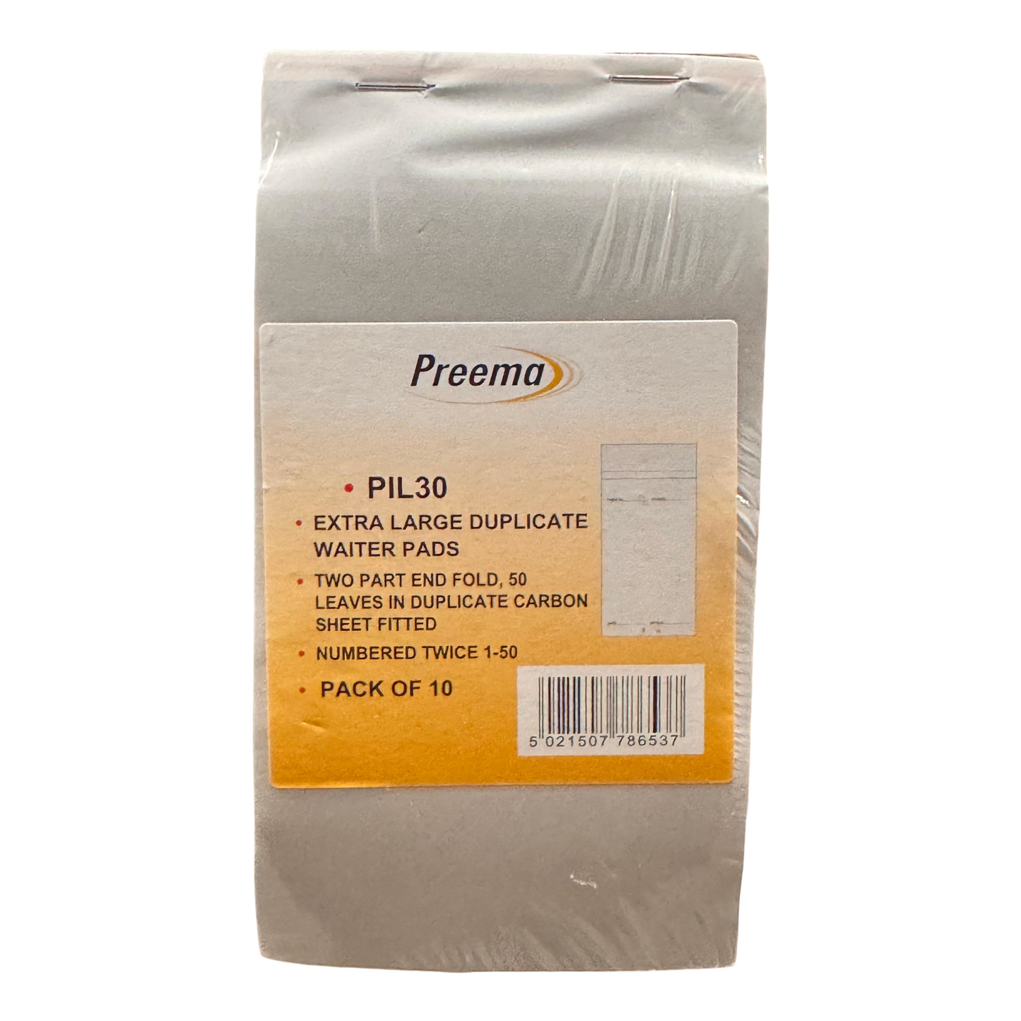 Preema Extra Large Duplicate Pads 1x10s