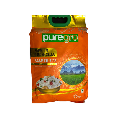 Puregro Golden Sella Basmati Rice 5KG