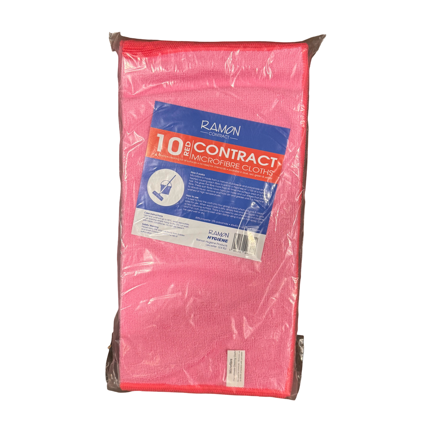 Ramon Microfibere Red Cloths 1x10s