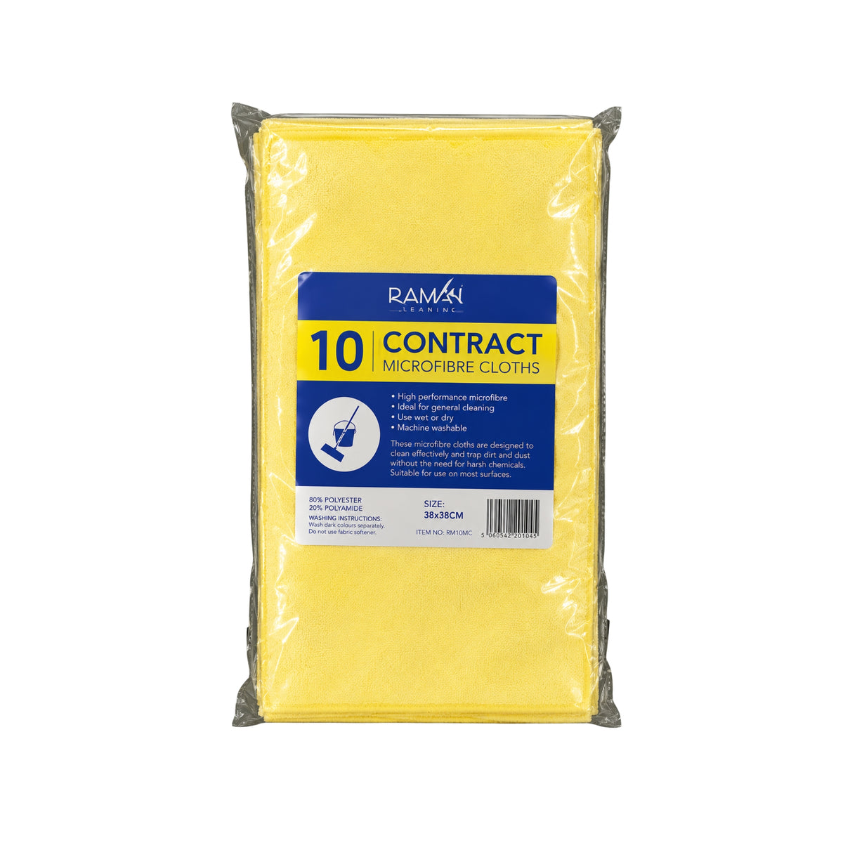 Ramon Microfibere Yellow Cloths 1x10s