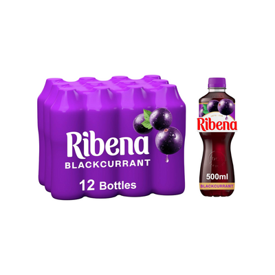 Ribena Blackcurrant (Bottle) 12×500ml