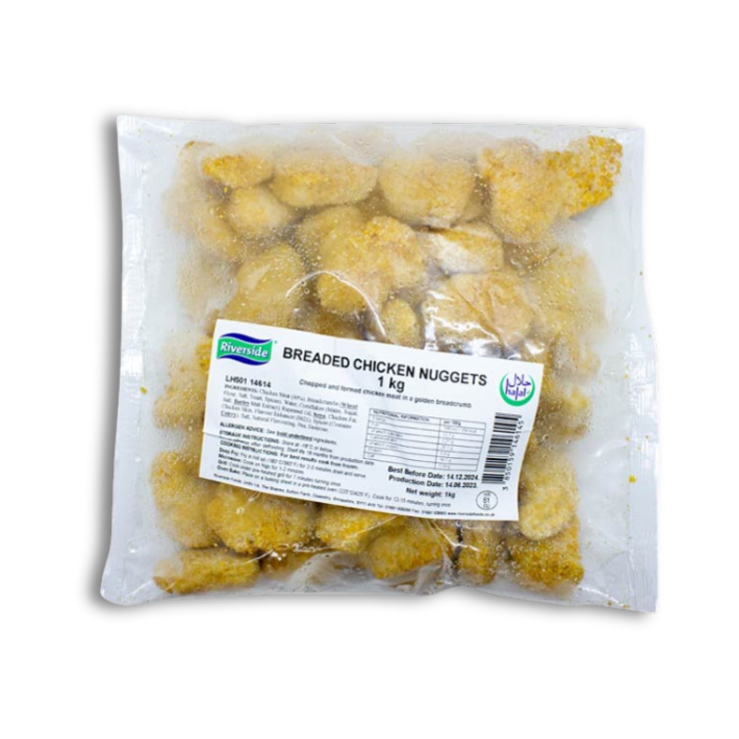 Riverside Battered Chicken Nuggets 1kg