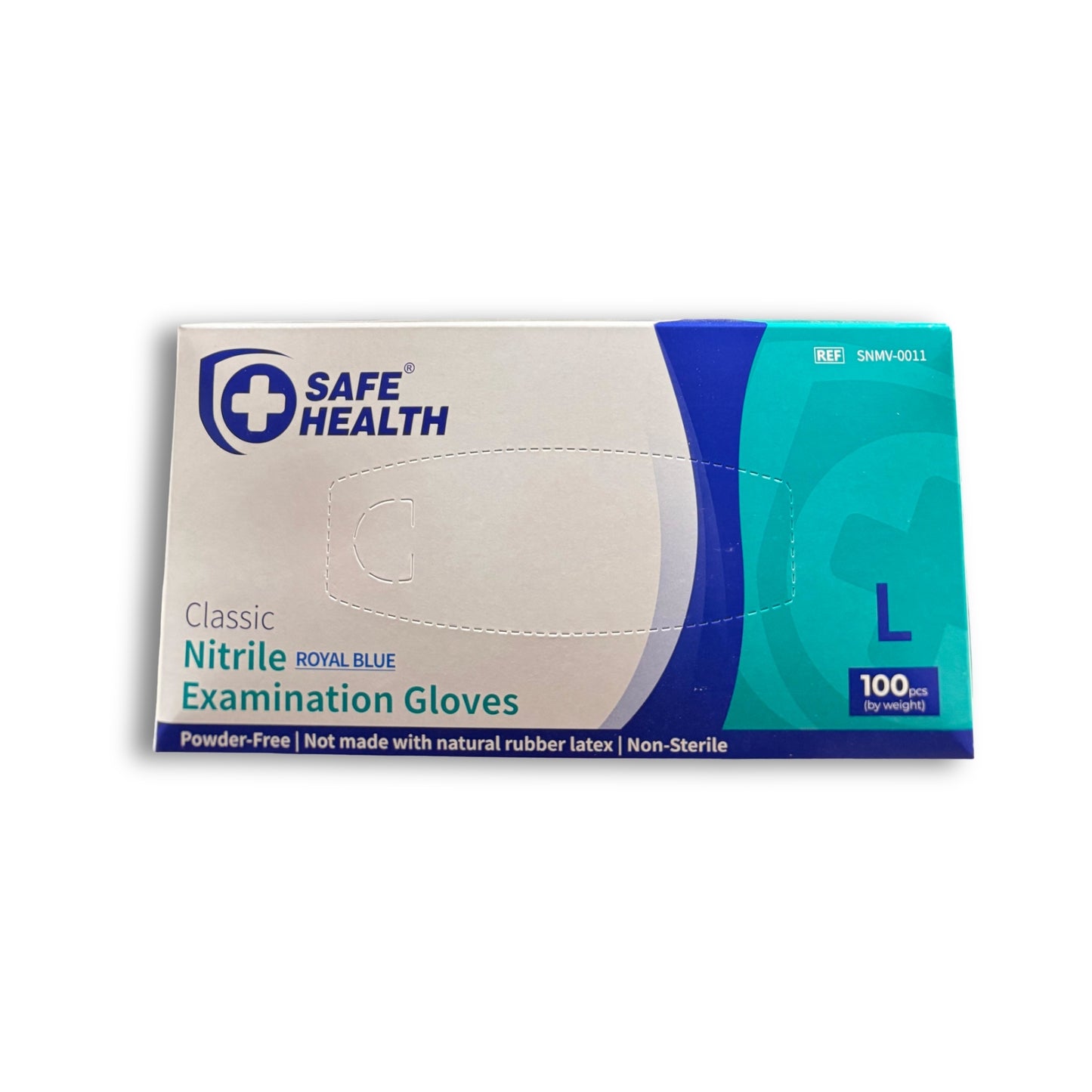 Safe Health Nitrile Blue Gloves Large 100s