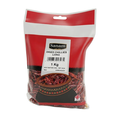 Sanam Dried Long Chillies 1kg