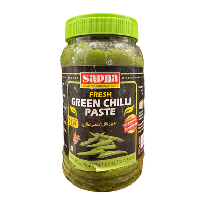 Sapna Green Chilli Paste 900g